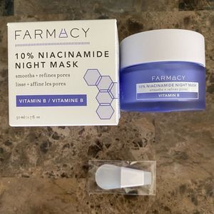 Farmacy 10% Niacinamide Night Mask 1.7 oz Moisturizer Skincare Face Beauty New